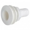 Passe-white plastic shell with 1/2" spigot - N°2 - comptoirnautique.com