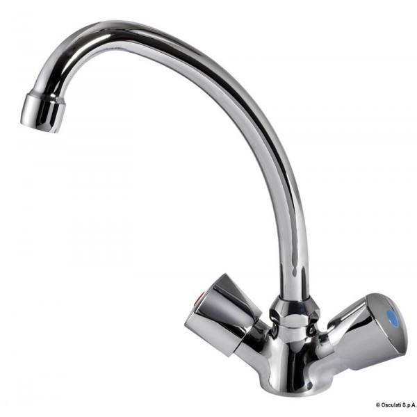 Swivel spout mixer 160mm - N°1 - comptoirnautique.com