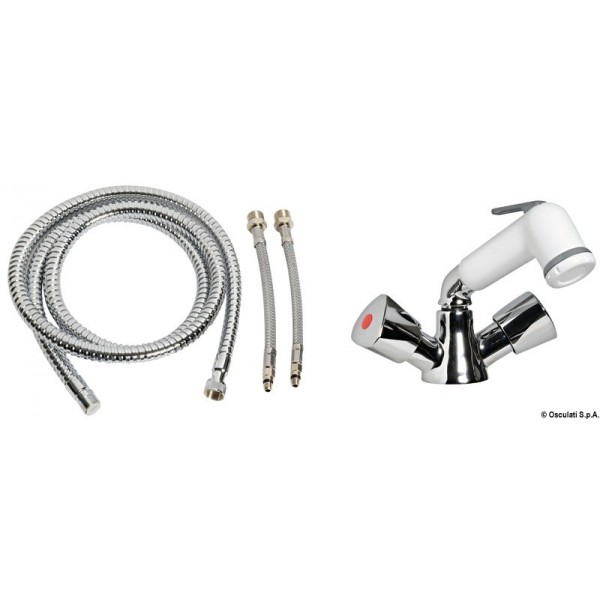 Rubinetto monoforo con doccetta regolabile - N°1 - comptoirnautique.com