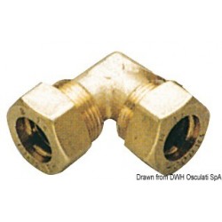 90° brass fitting 12 mm