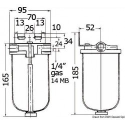 Diesel/ess Dekantierfilter