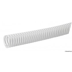 White PVC spiral hose 20 mm