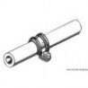 Rubberized stainless steel clamp 12 mm