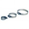 Set of 10 stainless steel clamps 52/76 mm