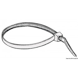 Collare in nylon bianco 2 cm