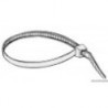 White nylon retractable collar 3.5 cm