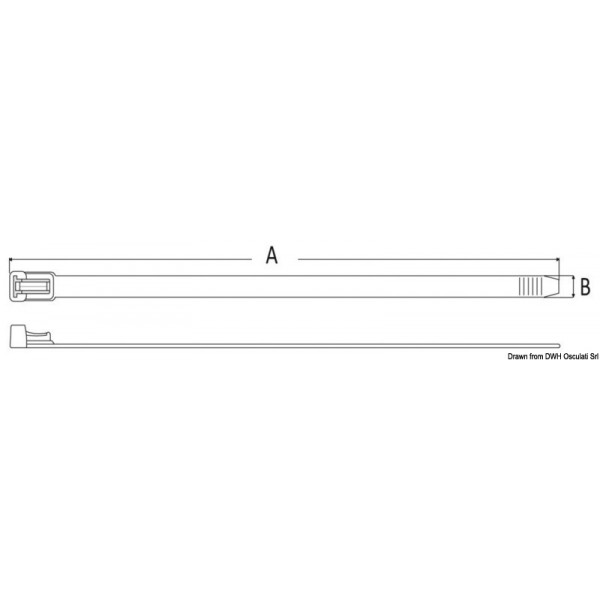 Collare in nylon bianco da 3,5 cm - N°2 - comptoirnautique.com