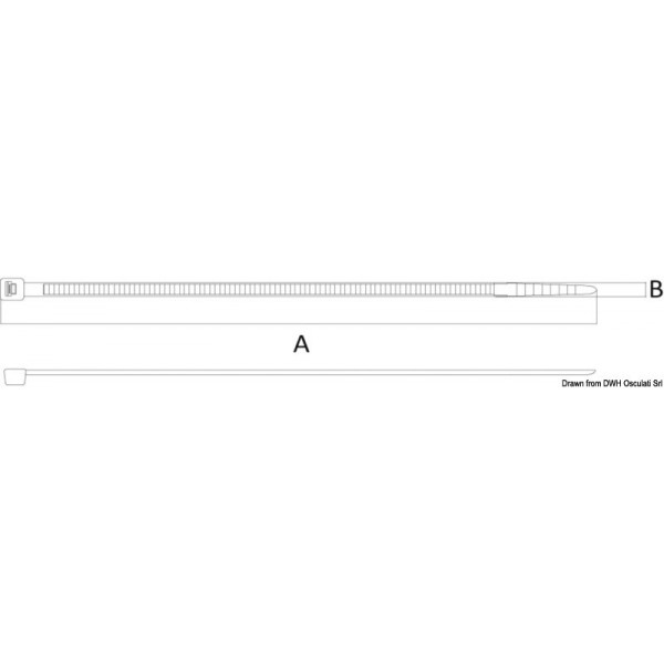 Hitzebeständige Schelle 290 mm - N°2 - comptoirnautique.com