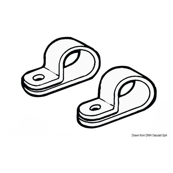 16 mm nylon clamp - N°1 - comptoirnautique.com