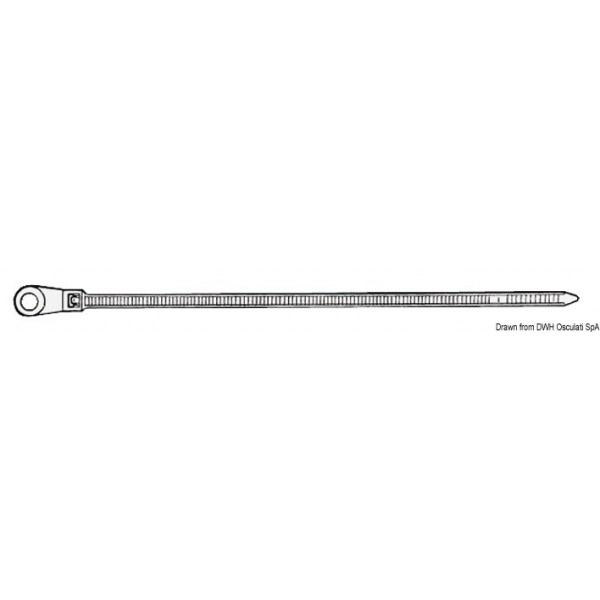 Nylonschlauchschelle 7,8 mm x 300 mm - N°1 - comptoirnautique.com