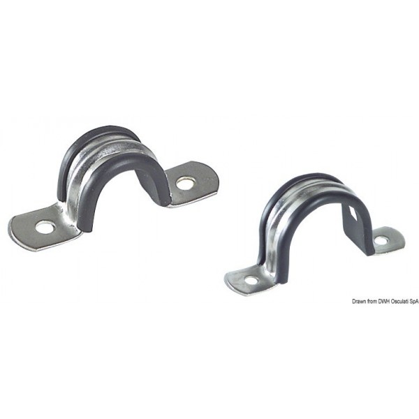 AISI 304 Anello di serraggio gommato da 8 mm - N°1 - comptoirnautique.com