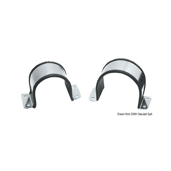 Cavalier inox caout. 70/75  - N°1 - comptoirnautique.com
