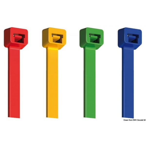 Collare in nylon verde 3,5 x 140 mm - N°1 - comptoirnautique.com