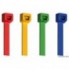 Collare in nylon verde 4,8 x 200 mm