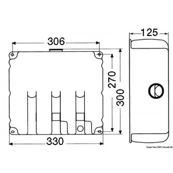 Système lave-vitres 9,7 l 3 pompes 24 V  - N°2 - comptoirnautique.com 