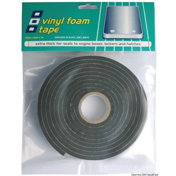 PSP MARINE PVC adhesive tape for portholes 3 x 19 mm - N°1 - comptoirnautique.com 