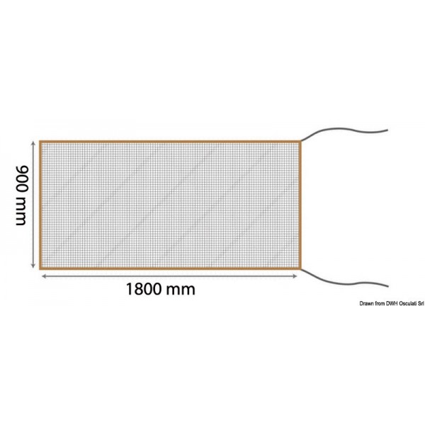 Tenda anti-zanzare per ingresso 900 x 1800  - N°2 - comptoirnautique.com