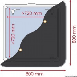 Tenda oscurante 800 x 800 mm