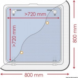 800 x 800 mm insect screen