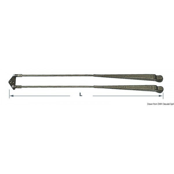 Braccio del pantografo Doga 800 mm  - N°1 - comptoirnautique.com