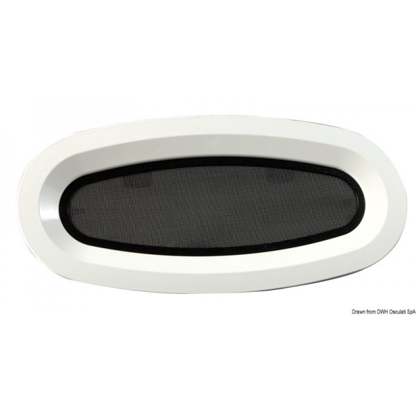 BOMAR Porta ovale Flagship 418 x 200 mm - N°1 - comptoirnautique.com