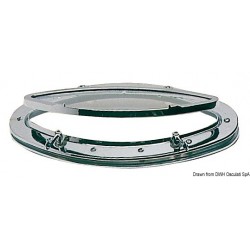 Chrome-plated brass...