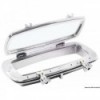 Finestra in acciaio inox bianco su-flangia in nylon 320 x 120 mm  - N°1 - comptoirnautique.com
