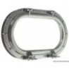 Chrome-plated brass oval porthole 265 x 435 mm