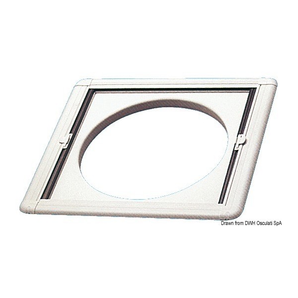 Tenda/moschettone. Bomar Seabreezer rotondo 609x577 mm  - N°1 - comptoirnautique.com