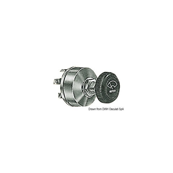 Interruttore per tergicristallo-12V 2 velocità  - N°1 - comptoirnautique.com