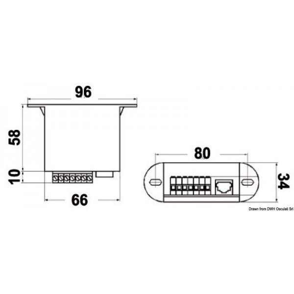 Interruptor para 2 limpiaparabrisas 4 A - N°3 - comptoirnautique.com 