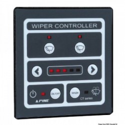 Control panel for 2 wipers