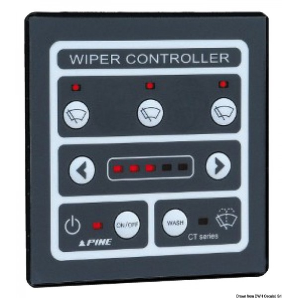 Panel de control para 3 limpiaparabrisas - N°1 - comptoirnautique.com 