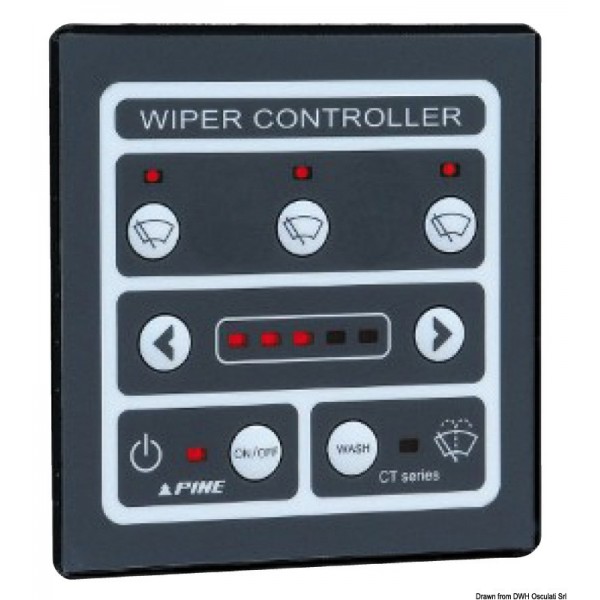 Pannello di controllo per 3 tergicristalli- - N°1 - comptoirnautique.com