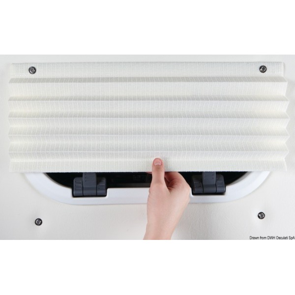 Paralume plissettato Oceanair 381 x 305 mm bianco - N°2 - comptoirnautique.com