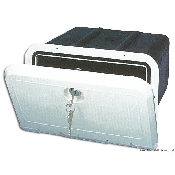 Cassetta per alimenti-tutti 285 x 180 x 260 mm senza serratura  - N°1 - comptoirnautique.com