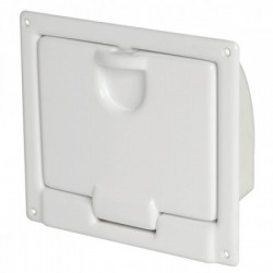 Guscio in ABS bianco lucido...