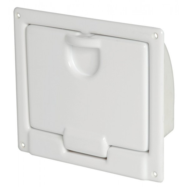 Carcasa de ABS blanco pulido 220 x 195 x 70 mm - N°1 - comptoirnautique.com 