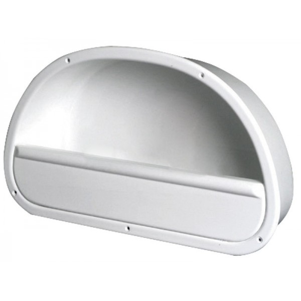 Bolsa lateral em ABS branco polido 535x 320mm - N°1 - comptoirnautique.com 