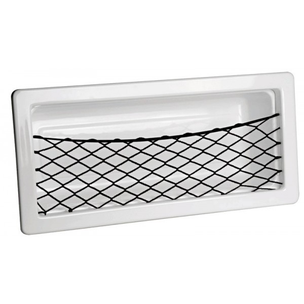 Tasca laterale in rete ABS bianca 540 x 244 x 120 mm - N°1 - comptoirnautique.com