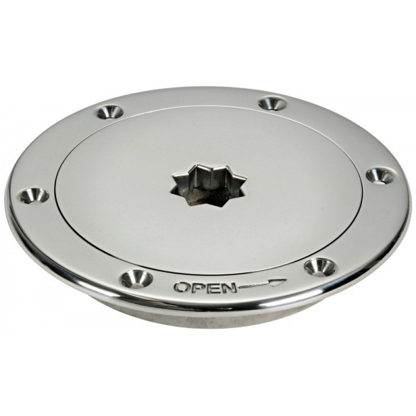 Portello di ispezione AISI 316 passaggio 203 mm - N°1 - comptoirnautique.com
