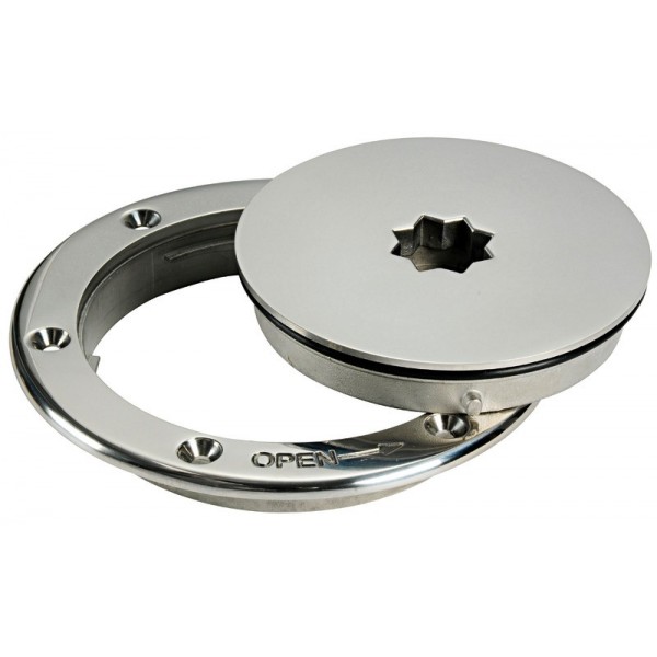 Portello di ispezione AISI 316 passaggio 203 mm - N°2 - comptoirnautique.com