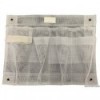 Tote pocket-tutto in voile bianco 390 x 300 mm con scomparti - N°1 - comptoirnautique.com