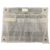 White voile tote pocket 390 x 300 mm with compartments - N°1 - comptoirnautique.com 