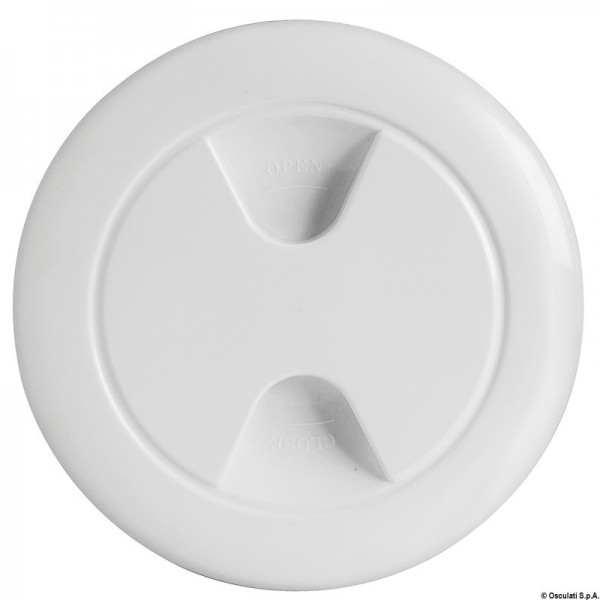 Tappo di ispezione in polipropilene bianco 127 mm - N°1 - comptoirnautique.com
