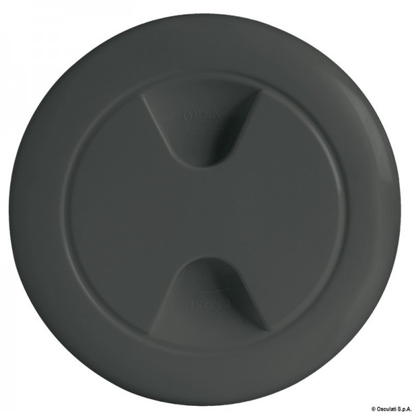 Tappo di ispezione in polipropilene nero 127 mm - N°1 - comptoirnautique.com