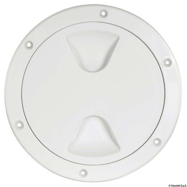 Tappo di ispezione bianco con chiusura a vite 102 mm - N°1 - comptoirnautique.com