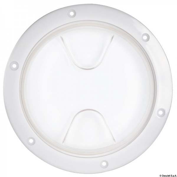 Tappo di ispezione trasparente con chiusura a vite 152 mm - N°1 - comptoirnautique.com