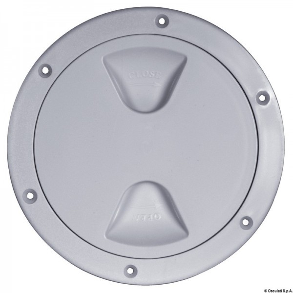 Tappo di ispezione da 6" grigio RAL 7042 - N°1 - comptoirnautique.com
