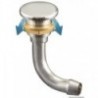 Sfiato a filo 90° in ottone cromato Ø19 mm